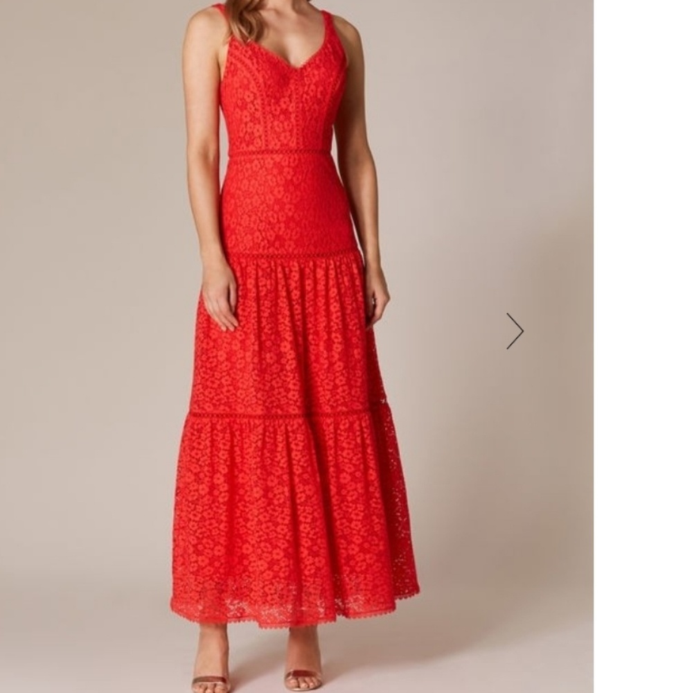 CLOSE OUT SALE ..CL ..Leopard Lace maxi dress